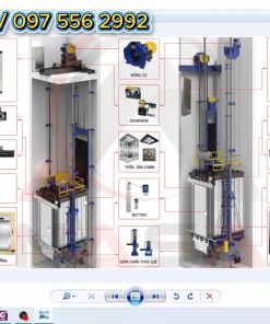 CẤU TẠO CHI TIẾT THANG MÁY - chi tiết máy 2