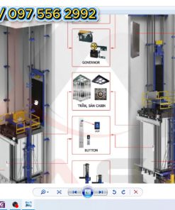 CẤU TẠO CHI TIẾT THANG MÁY - chi tiết máy 3
