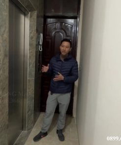 Thang máy khung thép I200 kết hợp tường gạch - chi tiết máy 2