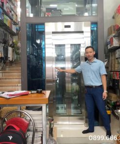 Thang Máy Khung Thép 350kg Tại Hoài Đức - chi tiết máy 2