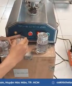 Máy viền mí nắp nhôm chân thấp