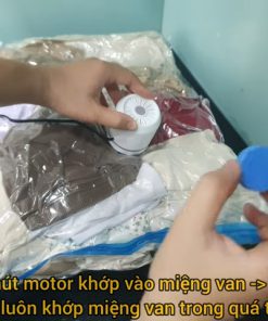 Túi hút chân không đựng quần áo giải pháp lưu trữ thông minh - chi tiết máy 2