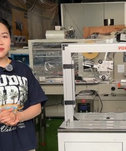 Máy đóng đai thùng tự động KMS-101A Lực siết đai 800N