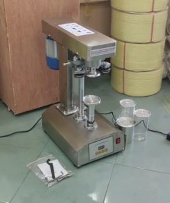 Máy đóng nắp hũ nhựa PET, lon nắp nhôm xé - chi tiết máy 2