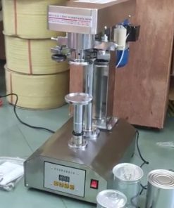 Máy đóng nắp hũ nhựa PET, lon nắp nhôm xé