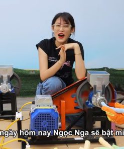 Máy Nổ Bỏng Gạo - Ngô Mini 7 Béc Lắp Động Cơ Dầu 188 Đề Nổ Siêu Khỏe