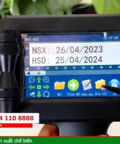 Hướng dẫn sử dụng máy in date cầm tay – in ngày sản xuất, hạn sử dụng, QR CODE