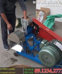 Hướng Dẫn Nổ Bỏng Kén Tằm Với Máy Nổ Bỏng Thế Hệ Mới