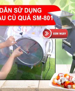Hướng Dẫn Sử Dụng Máy Thái Rau Củ Quả Đa Năng SM-801(YQC80)