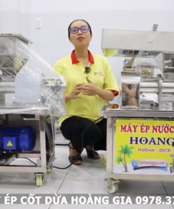 Hướng Dẫn Sử Dụng và Vệ Sinh Máy Ép Cốt Dừa Tự Động Hoàng Gia