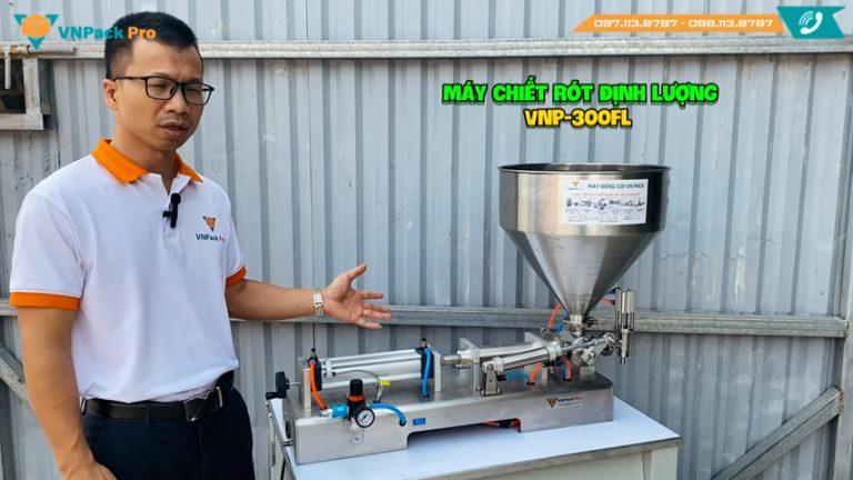 Máy Chiết Rót Dung Dịch Định Lượng Bán Tự Động VNP300FL Hướng dẫn cách sử dụng Máy chiết rót định lượng bán tự động Cực Đơn Giản (1)