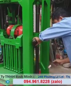 Máy ép gạch không nung - chi tiết máy 2