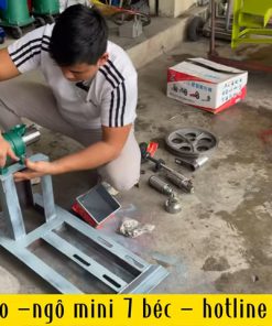 Máy nổ bỏng gạo – ngô mini 7 béc thế hệ mới chạy XĂNG - chi tiết máy 7