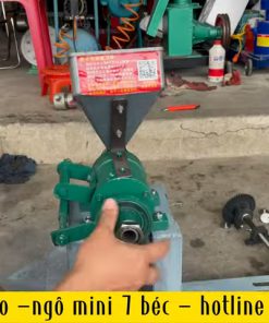 Máy nổ bỏng gạo ngô mini 7 béc thế hệ mới