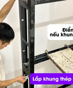Quy trình lắp đặt thang máy Huy Hoàng Luxury trong 7 ngày - chi tiết máy 3