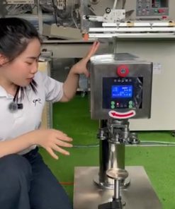 Máy đóng nắp lon thực phẩm KMCS-200S- Đóng 3 loại lon trên 1 máy
