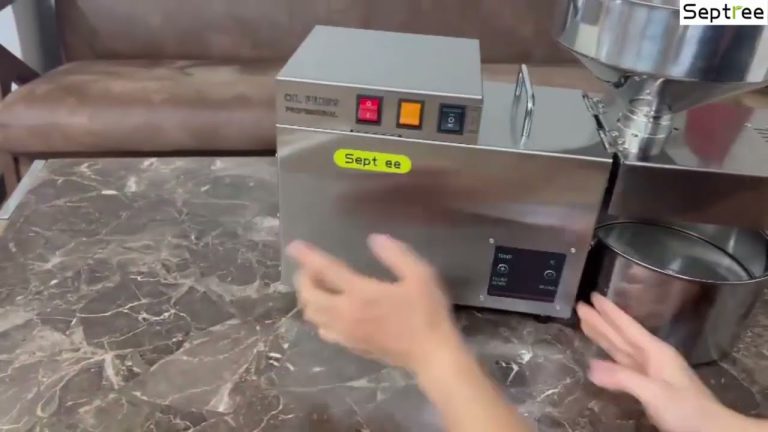 Hướng dẫn sử dụng máy ép dầu thực vật Septree S9S 4
