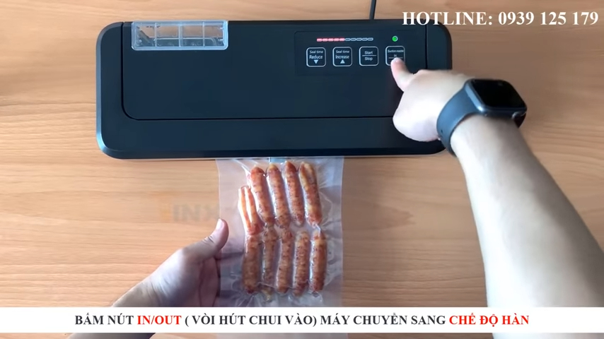 Hướng dẫn sử dụng máy hút chân không P290 không kén túi cho gia đình - TINX (12)