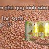 Quy trình sản xuất dầu lạc ocop 3 sao Thanh Hoá