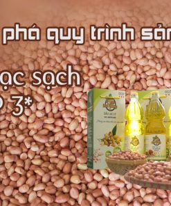 Quy trình sản xuất dầu lạc ocop 3 sao Thanh Hoá