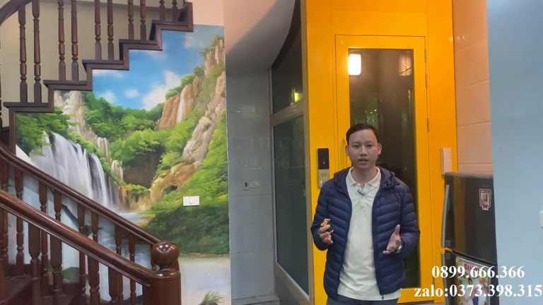 Thang máy mini gia đình 350kg cho nhà 5 tầng tối ưu diện tích Khám phá thang máy gia đình mini tiết kiệm diện tích tận dụng giếng trời siêu đẹp tại Hà Nội