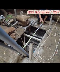 Kiểm tra thi công hố pit thang máy - chi tiết máy 2