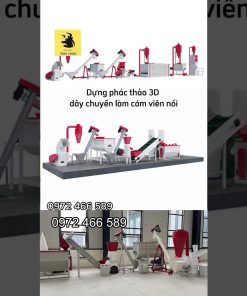 MÁY ÉP CÁM VIÊN NỔI MÃ 120 DÒNG MÁY ÉP CÁM NỔI NĂNG SUẤT CAO