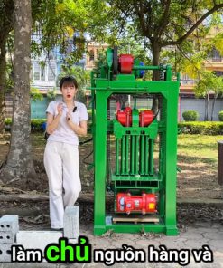 MÁY ÉP GẠCH KHÔNG NUNG KHUÔN 12 VIÊN - chi tiết máy 2