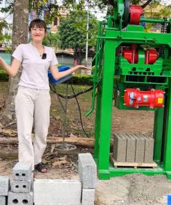 MÁY ÉP GẠCH KHÔNG NUNG KHUÔN 12 VIÊN GIÁ RẺ- PHỤC VỤ CHO XÂY NHÀ, XÂY CHUỒNG TRẠI