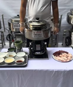 Hướng dẫn chuẩn bị nguyên liệu và sử dụng máy xay giò chả Hoàng Quân - chi tiết máy 2