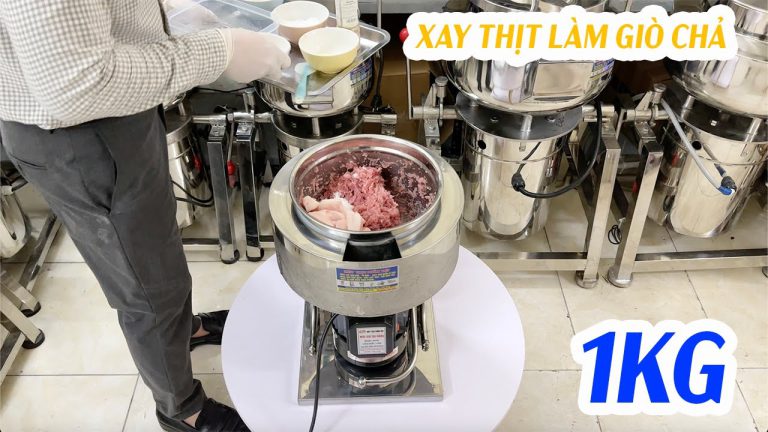Máy xay giò chả 1kg có khoang đá lạnh MÁY XAY THỊT LÀM GIÒ CHẢ 1KG 4
