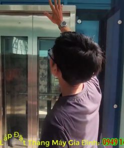 Thang máy kính Inox Gold - chi tiết máy 4