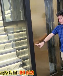 Thang máy khung thép bọc kính 450kg - chi tiết máy 6