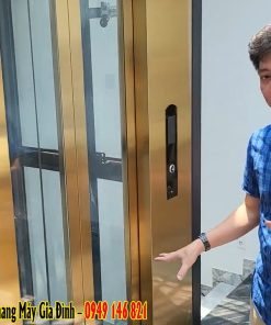 Mẫu Thang Máy Gia Đình Lồng Kính Đẹp 450kg