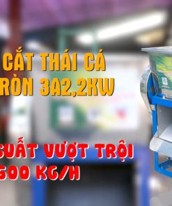 Máy thái cá rau tròn 3A 2,2kW