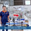 Máy Dán Nhãn Chai Tròn Tự Động Cho Bao Bì Sản Xuất  Cơ Khí Miền Nam