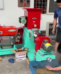 Máy Ép Cám Viên Nổi 80K Chạy Đầu Nổ