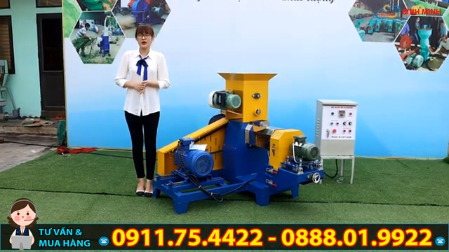 Máy Ép Cám Viên Nổi Cho Cá 40k Giá Rẻ Nhất Của Bình Minh (2)