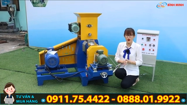 Máy Ép Cám Viên Nổi Cho Cá 40k Giá Rẻ Nhất Của Bình Minh (3)