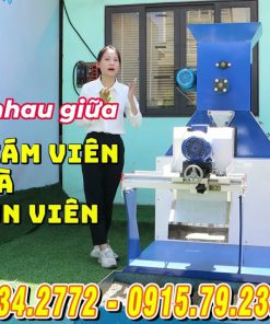 Máy Ép Cám Viên Nổi Ép Được Ngô Nguyên Hạt Không