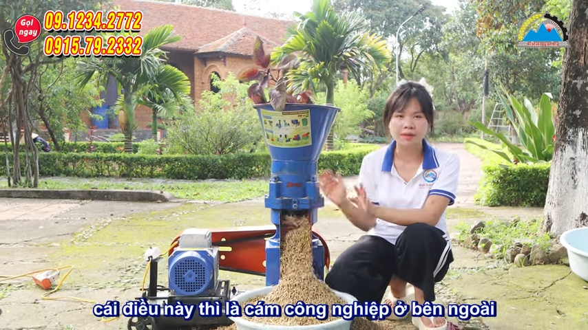 Máy Ép Cám Viên S180 Bình Quân - 4 Quả Lô Giúp Bà Con Tạo Ra Nguồn Cám Viên Dinh Dưỡng - Giá Rẻ (3)