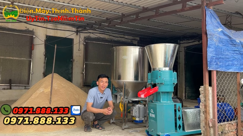 Máy Ép Cám Viên Trung Quốc S386 Với Cộng Nghệ Vượt Trội