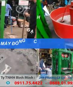 Máy Ép Gạch Bê Tông Với Khung Tự Chọn Theo Yêu Cầu