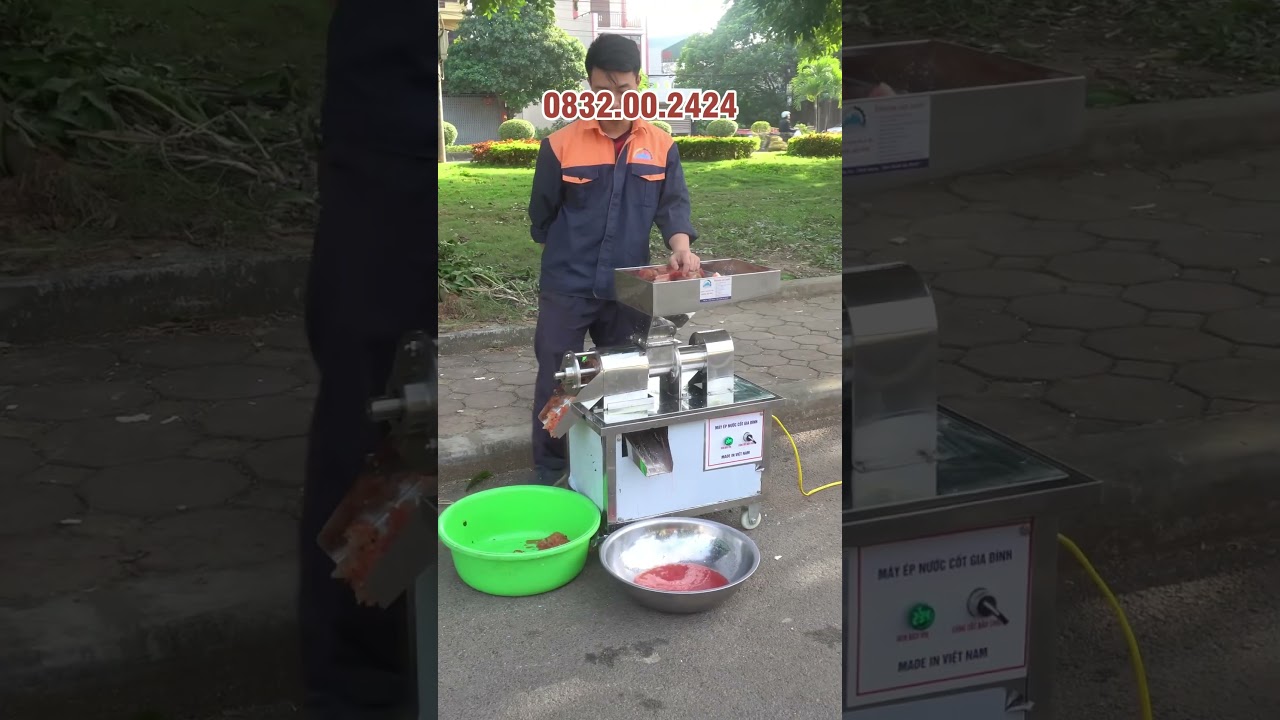 Máy Ép Nước Cốt Gia Đình Ép Nước Cốt Hoa Quả Kết Hợp Rau Củ Thơm Ngon 3