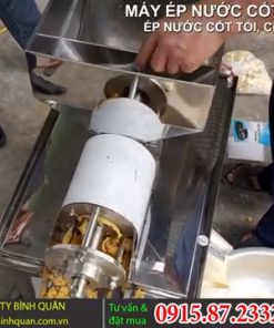 Máy ép nước cốt tỏi mini inox cho dược liệu và thực phẩm tự nhiên - chi tiết máy 3