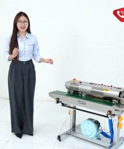 Máy Hàn Miệng Túi Đa Năng Kunba FRSC-10101L Băng Tải Liên Tục, Hàn Túi Siêu Nhanh