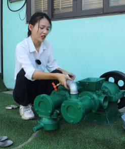 Máy Làm Mỳ Khô, Phở Khô, Bún Khô 2 Nòng Inox