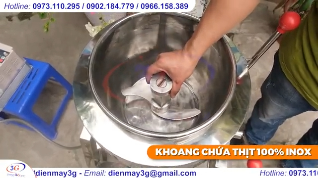 Máy Xay Giò 5kg Có Biến Tần-Xay Thịt Làm Giò Chả, Giò Lụa_ Điện Máy 3G (3)