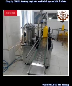 Máy chiết rót định lượng 3 vòi tự động - chi tiết máy 2