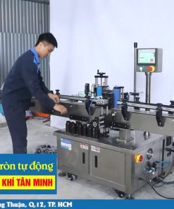 Máy dán nhãn chai tròn tự động trong dây chuyền đóng gói hiện đại - chi tiết máy 3